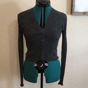 Long sleeve crop cardigan
